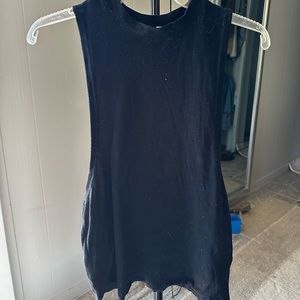 Cotton black forever 21 tank top